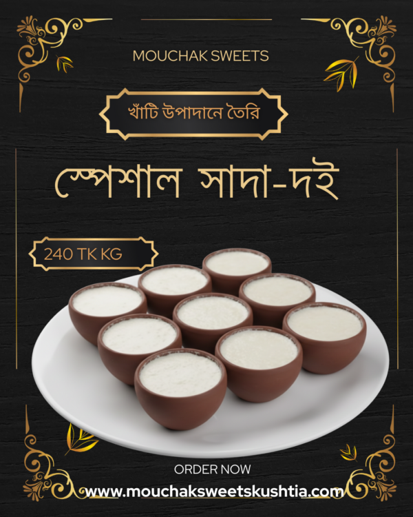 স্পেশাল সাদা দই | Mouchak Sweets Kushtia